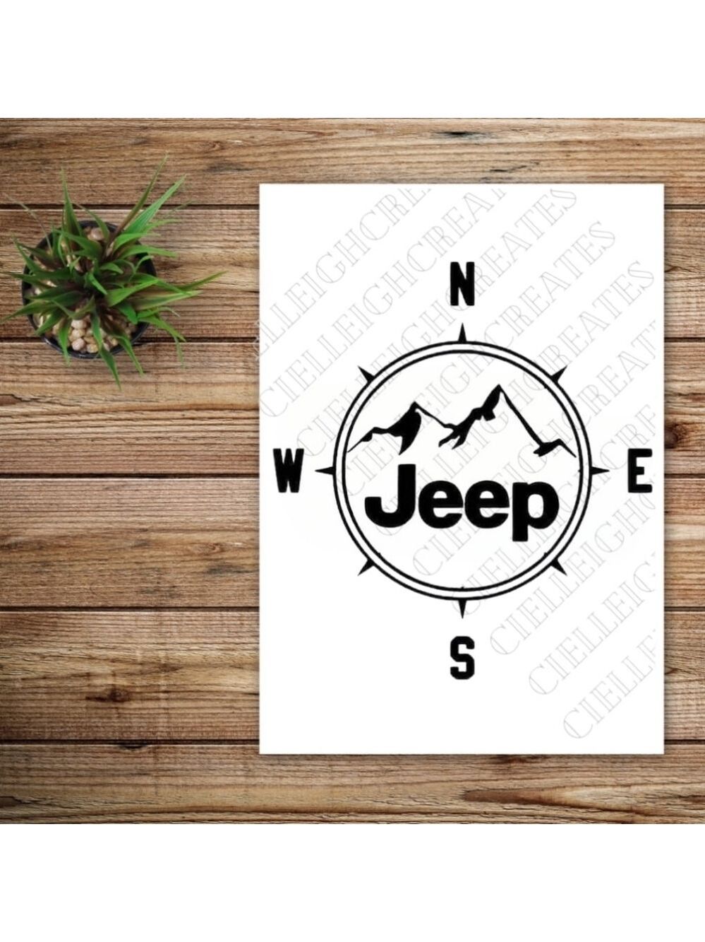 *2 for $20* Jeep  Compass Mountain vinyl decal Sticker Handcrafted